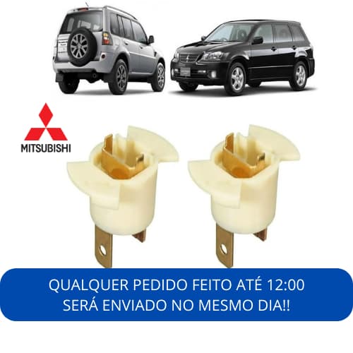 Par Soquete Farol H1 Pajero Tr4 2010 2011 2012 2013 2014 2015 Airtrek