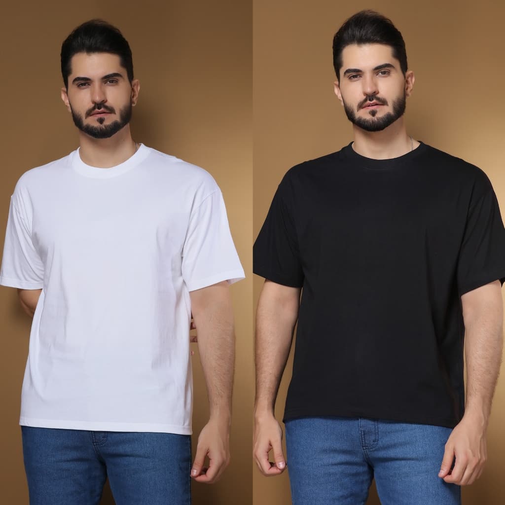 Camiseta Oversized Basic Streetwear Masculina importada 100%algodão