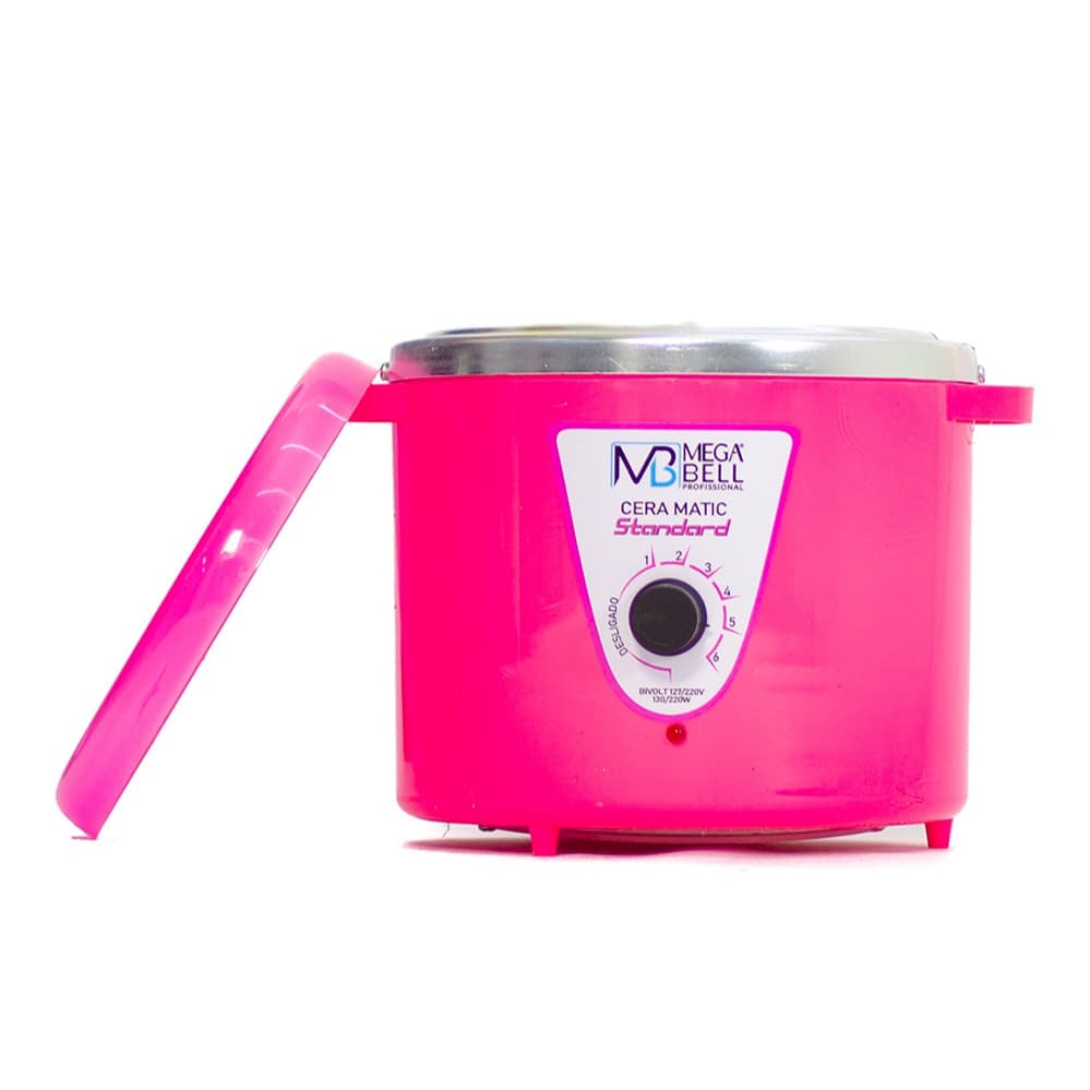 Panela Termocera para depilação Standard 700g Bivolt Sem Refil Corpo Rosa (7123 MB)
