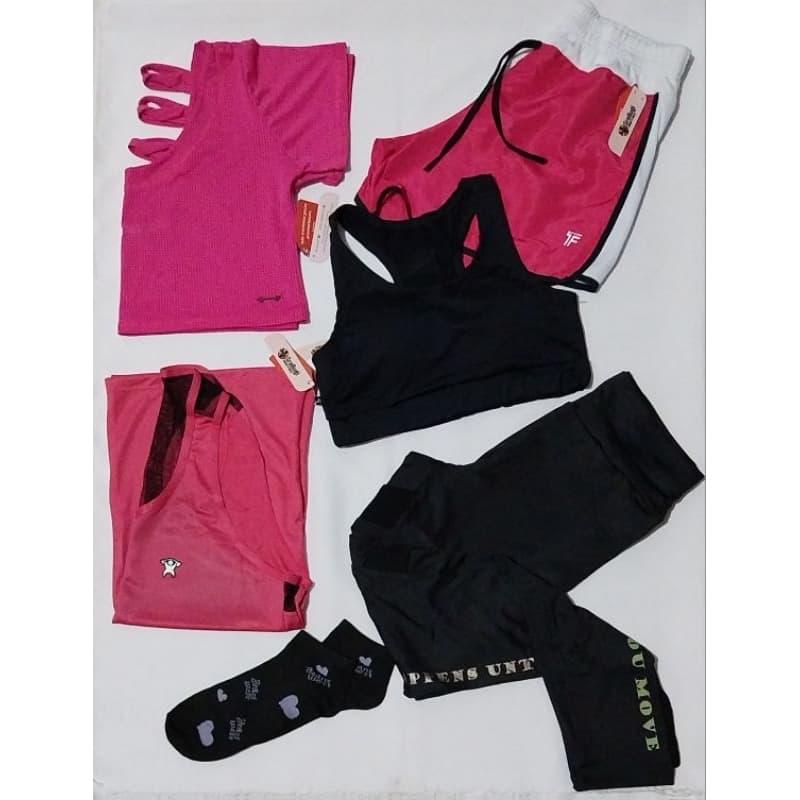 Combo fitness feminino