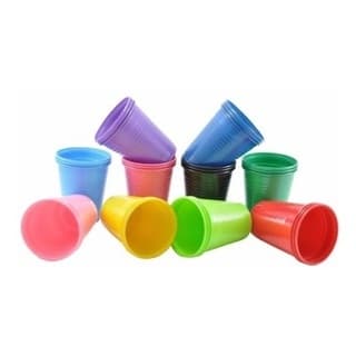 Copo Plástico 200ml c/ 50 unidades - Forfest - (ESCOLHA COR)