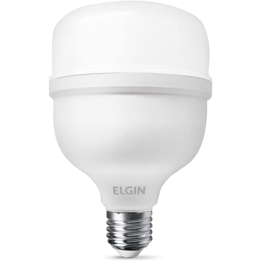 Lâmpada Led Bulbo 20W, 30W, 40w e 50w - Branco Frio Bivolt - E-27 - Residencial e Comercial - Marca: Elgin