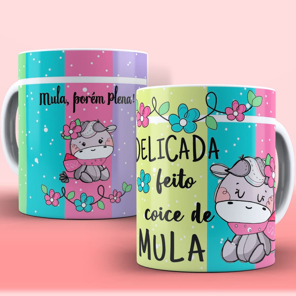 Caneca Xícara Personalizada Delicada Feito Coice de mula MODELO 2 Engraçada OFERTA RELÂMPAGO !