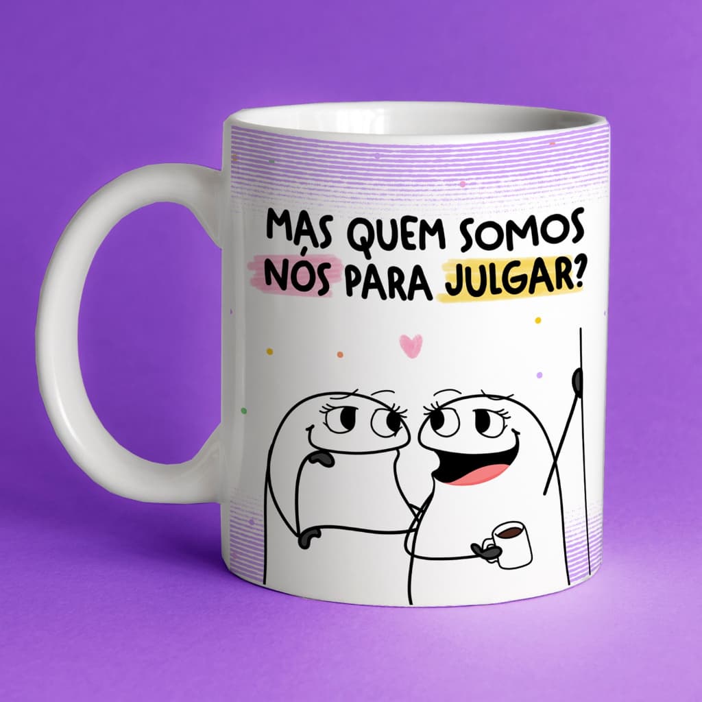 Caneca Personalizada Meme Bento Flork Amizade