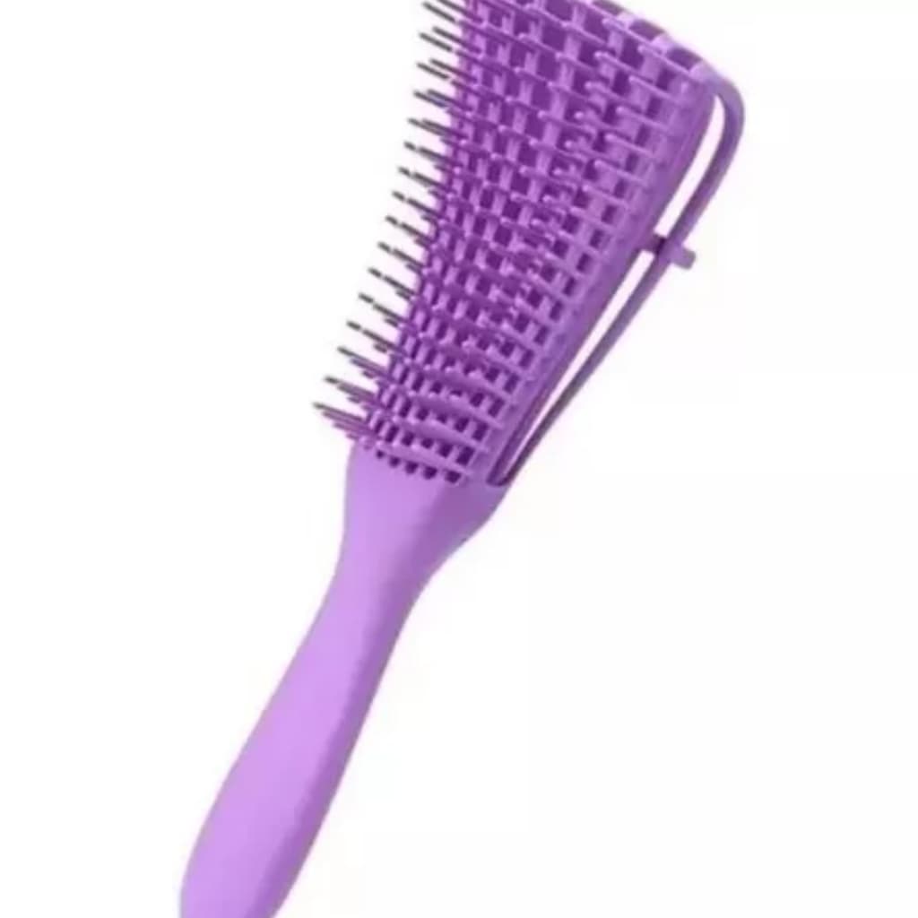 Escova Para Cabelo Cacho Pente Polvo Todo Cabelo Desembaraça
