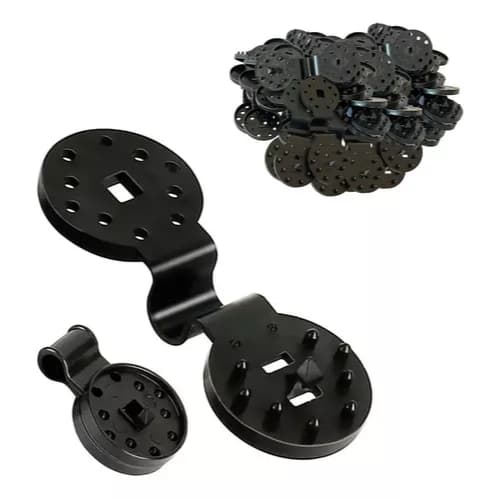 100 Clips de Fixação de Lona p Horta Jardim Sombrite Prendedor de Tela