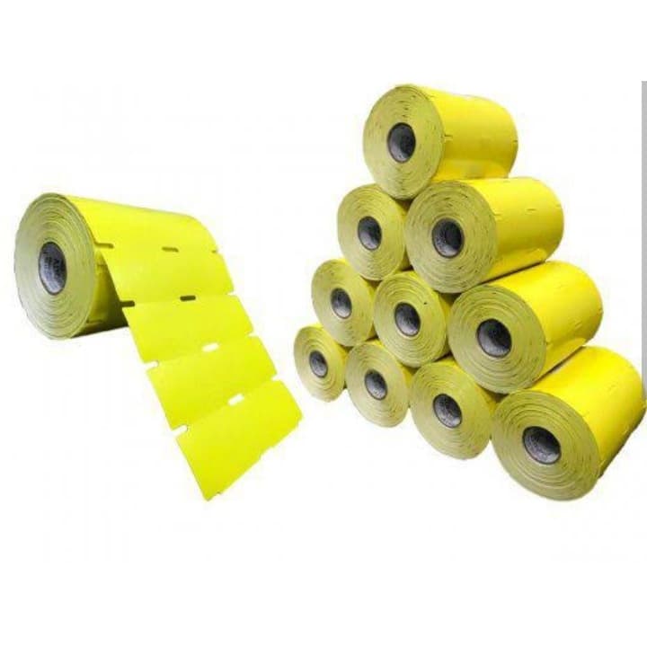 10 Rolos Etiqueta Gondola 105x35 Amarela Zebra Argox