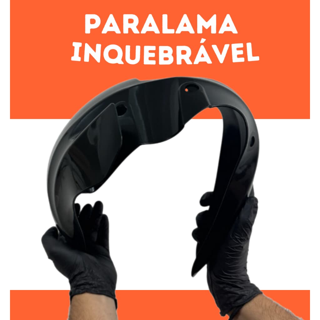 PARALAMA MOTO FAN TITAN 150 DIANTEIR0 PRETO
