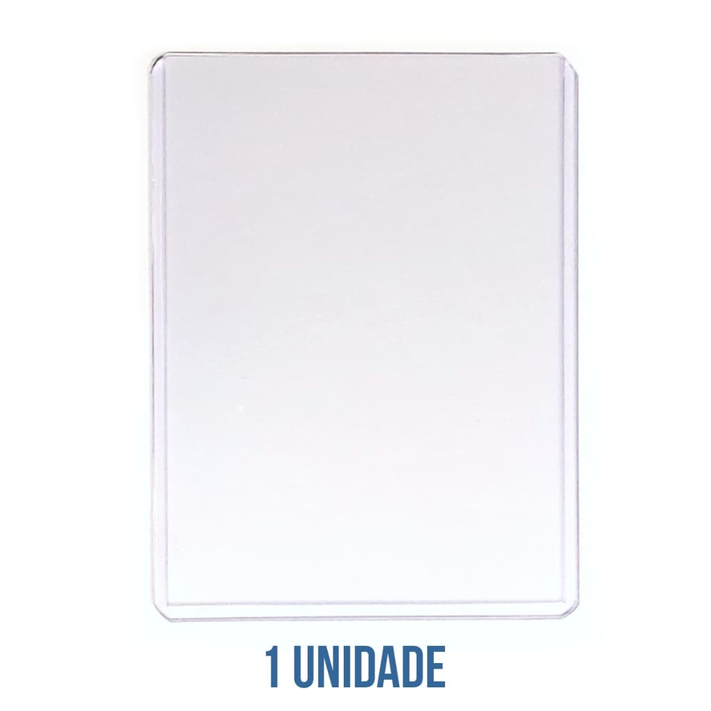 Toploader 76 x 101mm Premium Ultra Transparente c/ Película Protetora Nacional Cards Pokémon K-Pop