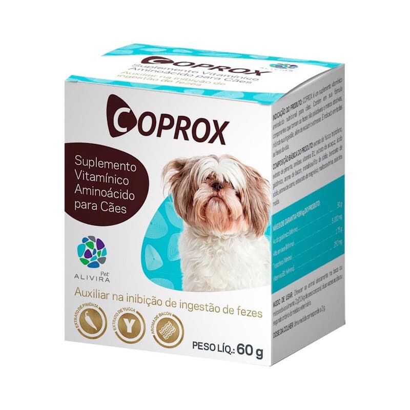 Suplemento Vitamínico para Cães Coprox 60g Duprat Coprofagia