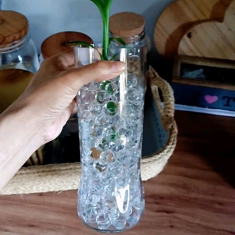 Vaso de vidro para flores - decoração - suporte para  vela - decorativo transparente decore sua casa