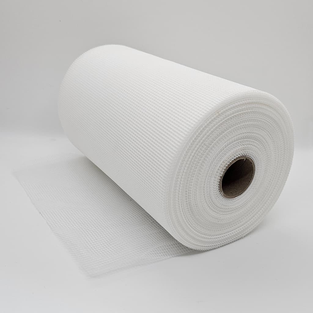 Tela Poliéster Resinada Impermeabilização Malha 2x2 - 20cm X 50m - 10m²