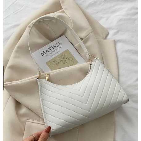 Bolsa Baguete Feminina Pequena Estilosa Barata Tiracolo Transversal de Ombro Pequena Estilosa Barata