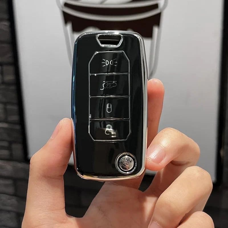 Capa Em TPU Chave Canivete Carro Jeep Renegade Compass