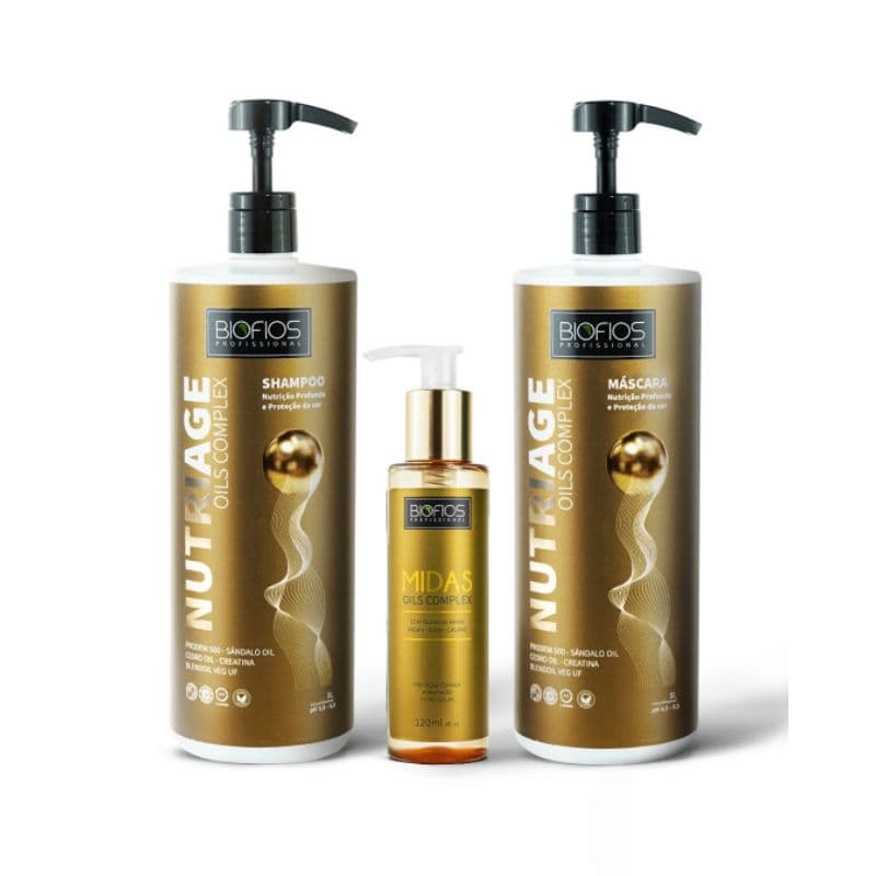 Nutrição Capilar Intensa - Kit Nutriage - Shampoo + Máscara