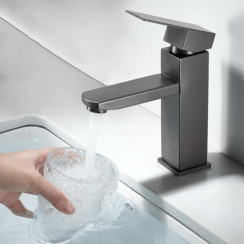 2 KIT Banheiro Inox Monocomando Moderna Abs Luxo 1/4 De Volta Cromo Premium Torneira Banheiro Inox Promoção