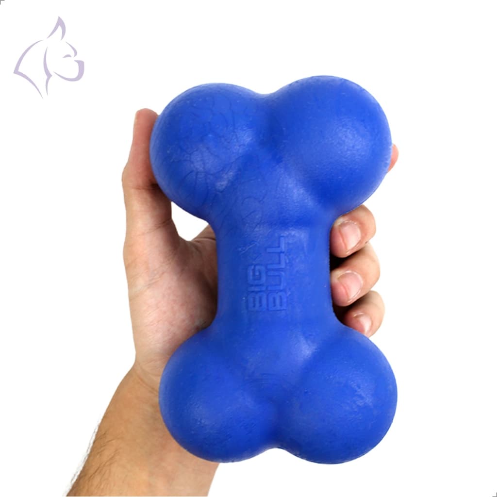 Osso Pet Brinquedo Cachorro Interativo Ossinho Borracha Maciça Resistente Porte Médio Big Bull Pet