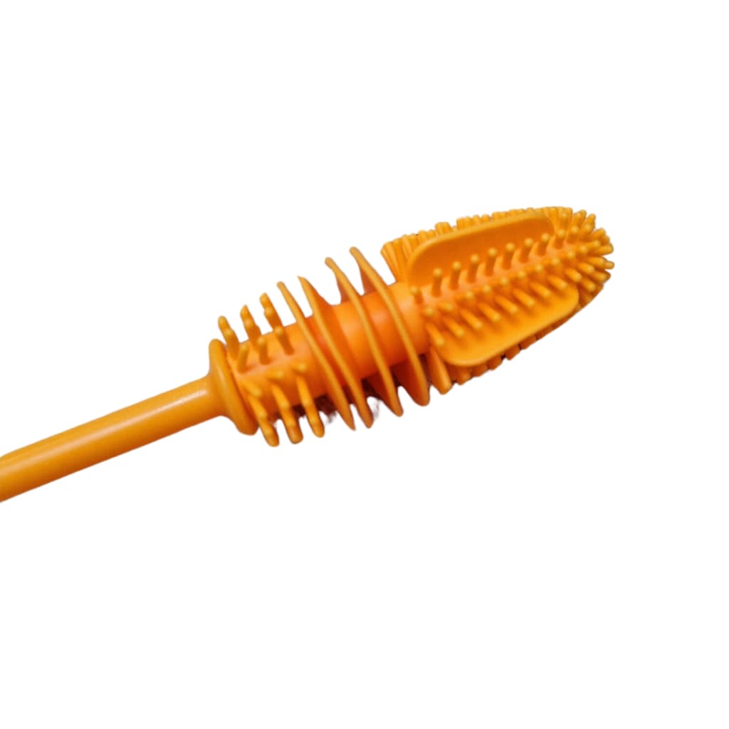 Escova Para Limpar Garrafas Mamadeiras Silicone Anatômico