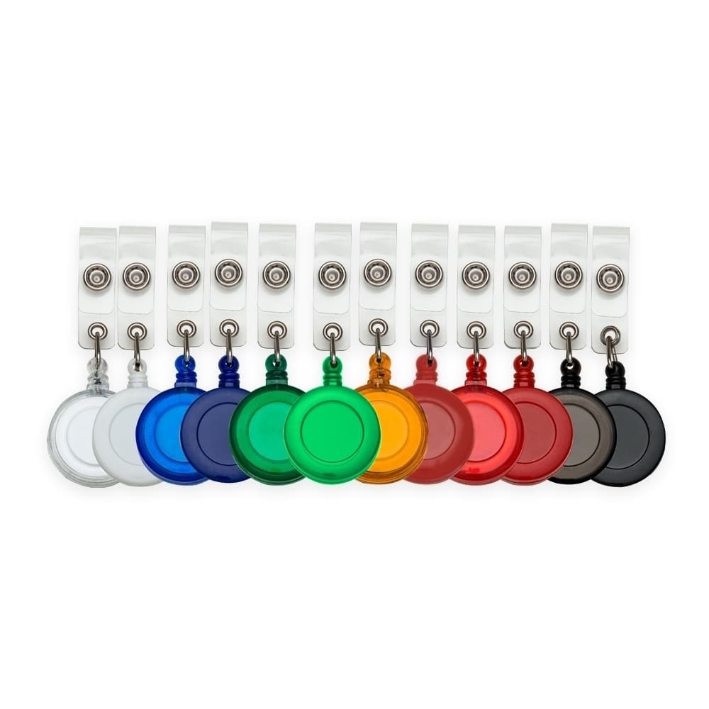 KIT 5 Unidades Porta Crachá com Cordão Ajustável / Suporte para Crachá, Cartão e Identificação