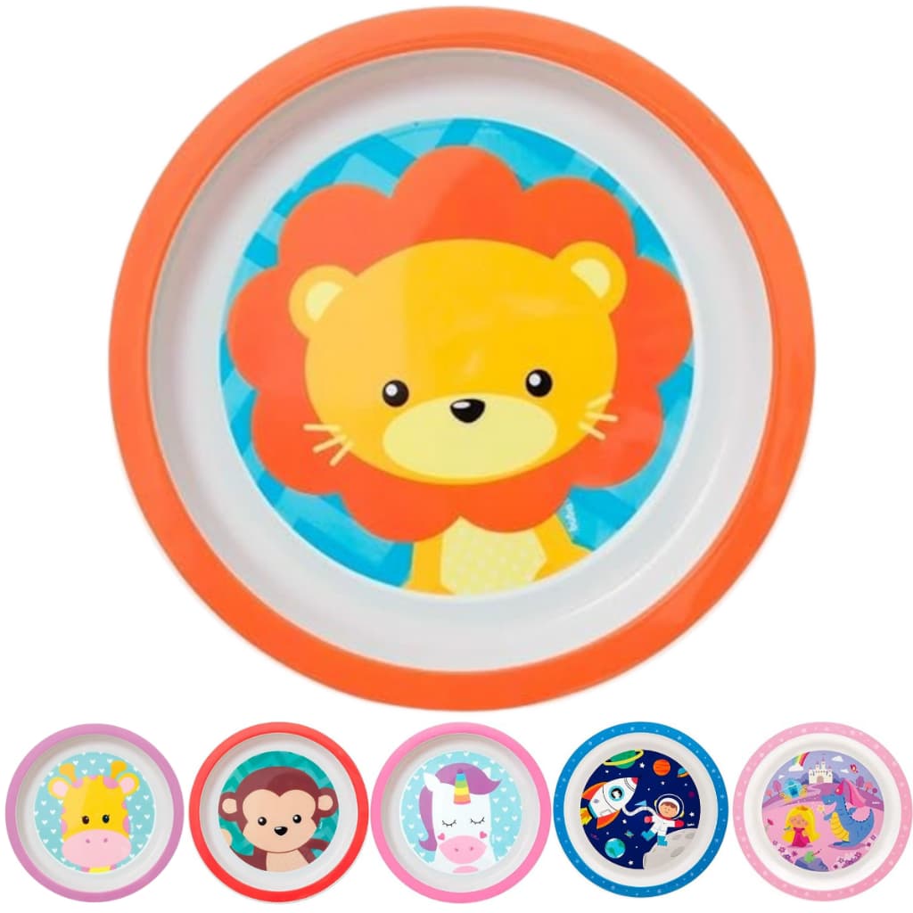 Pratinho Animal Fun Raso Buba Introdução Alimentação Bebê