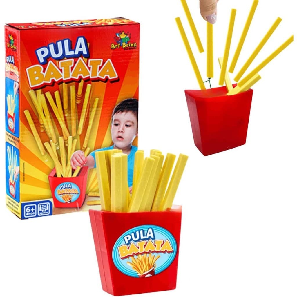 Jogo Pula Batata  Art Brink Jogo infantil Batatinha Brinquedo Criança