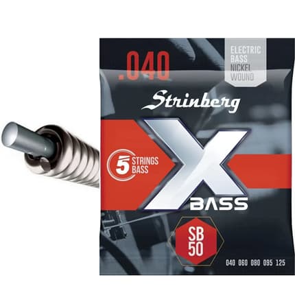 Encordoamento Strinberg Contra Baixo 5 Cordas Sb-50 Sb50 original