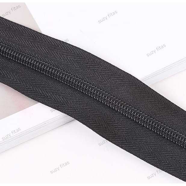 Zíper Nylon Nº5 Preto  -  10 metros