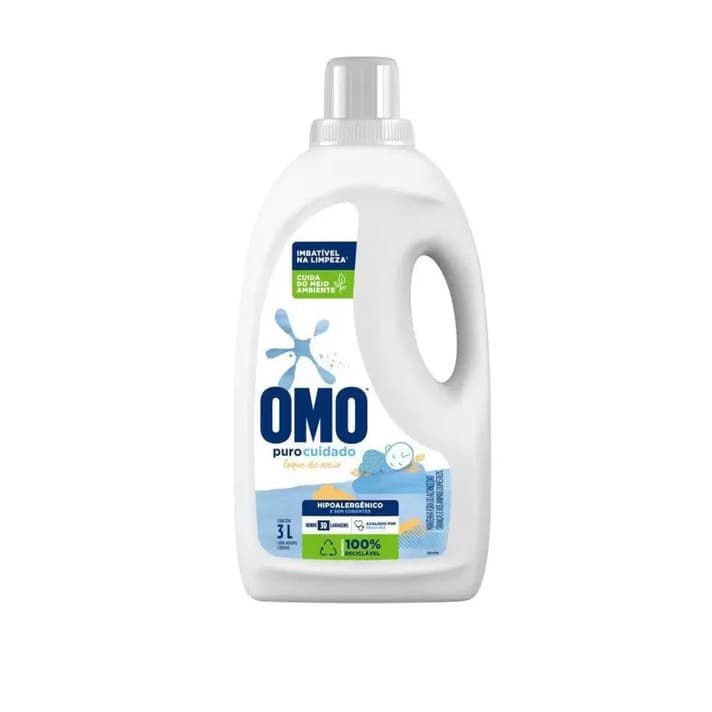Sabão Líquido Omo Puro Cuidado - 3L