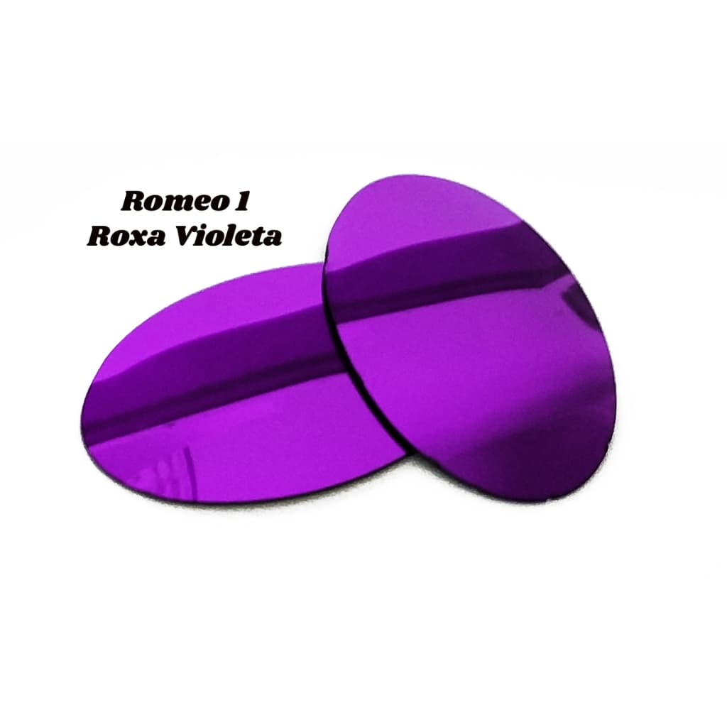 Lente Oculos Romeo 1 Roxa Violeta Espelhada Polarizada com Proteção uv uva 400