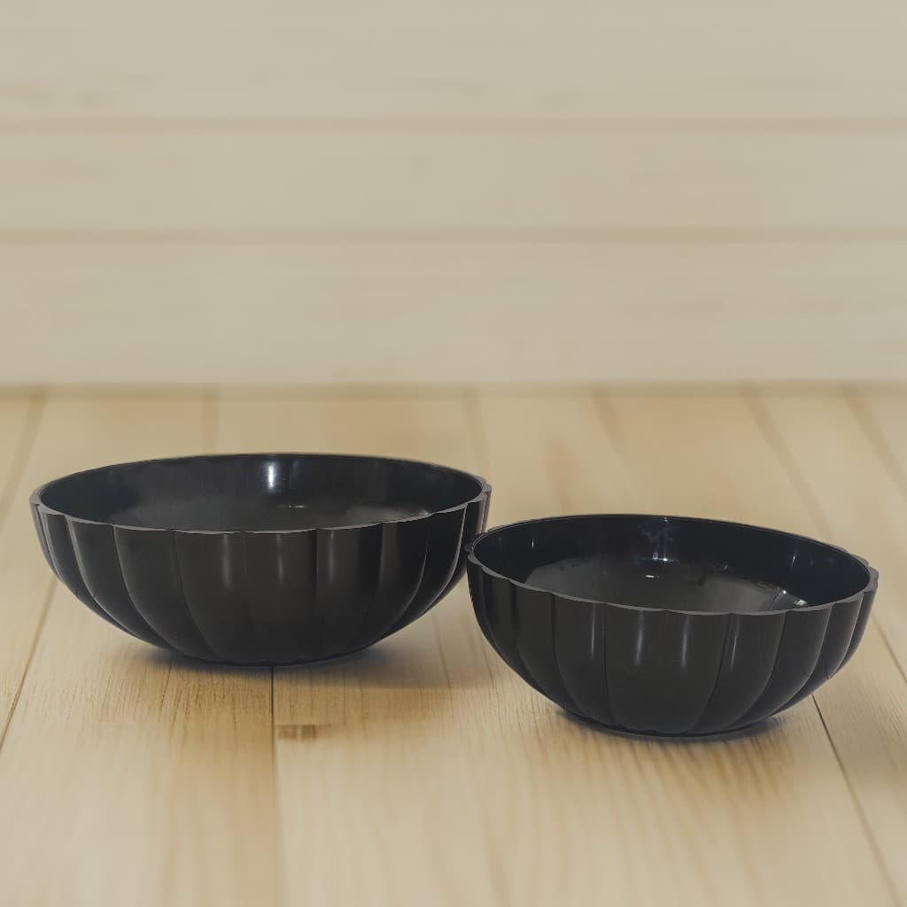 Kit Vasos Plantas Decorativo Centro de Mesa Plástico Injetado Moranga com 2 Resistente Leven Artes.