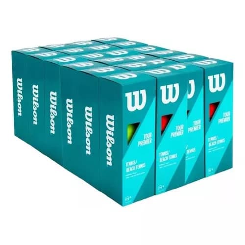 24 Tubos 72 Bolas Bolinha Beach Tennis 72PCS Caixa Para Raquete De Tênis D Praia Wilson Tour Premier