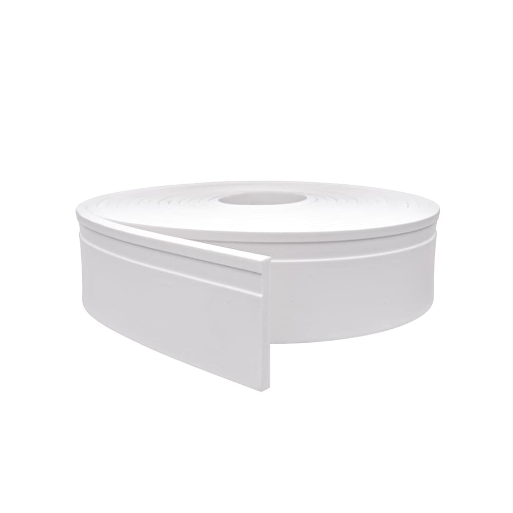 RODAPE DE EVA AUTOCOLANTE BRANCO 10CM X 1,0CM RP16 OUTLET