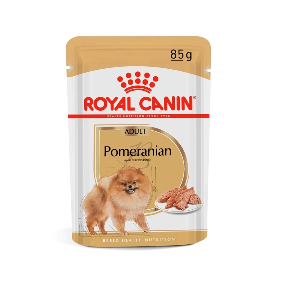 Sachê Royal Canin Sachê Pomeranian para Cães Adultos da Raça Lulu da Pomerânia - 85 g