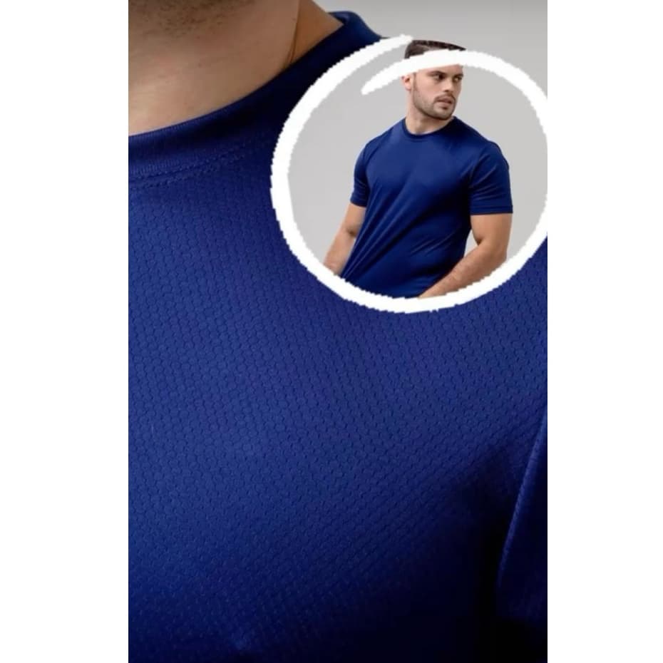 Camiseta Fit Masculina Poliester Academia Corrida