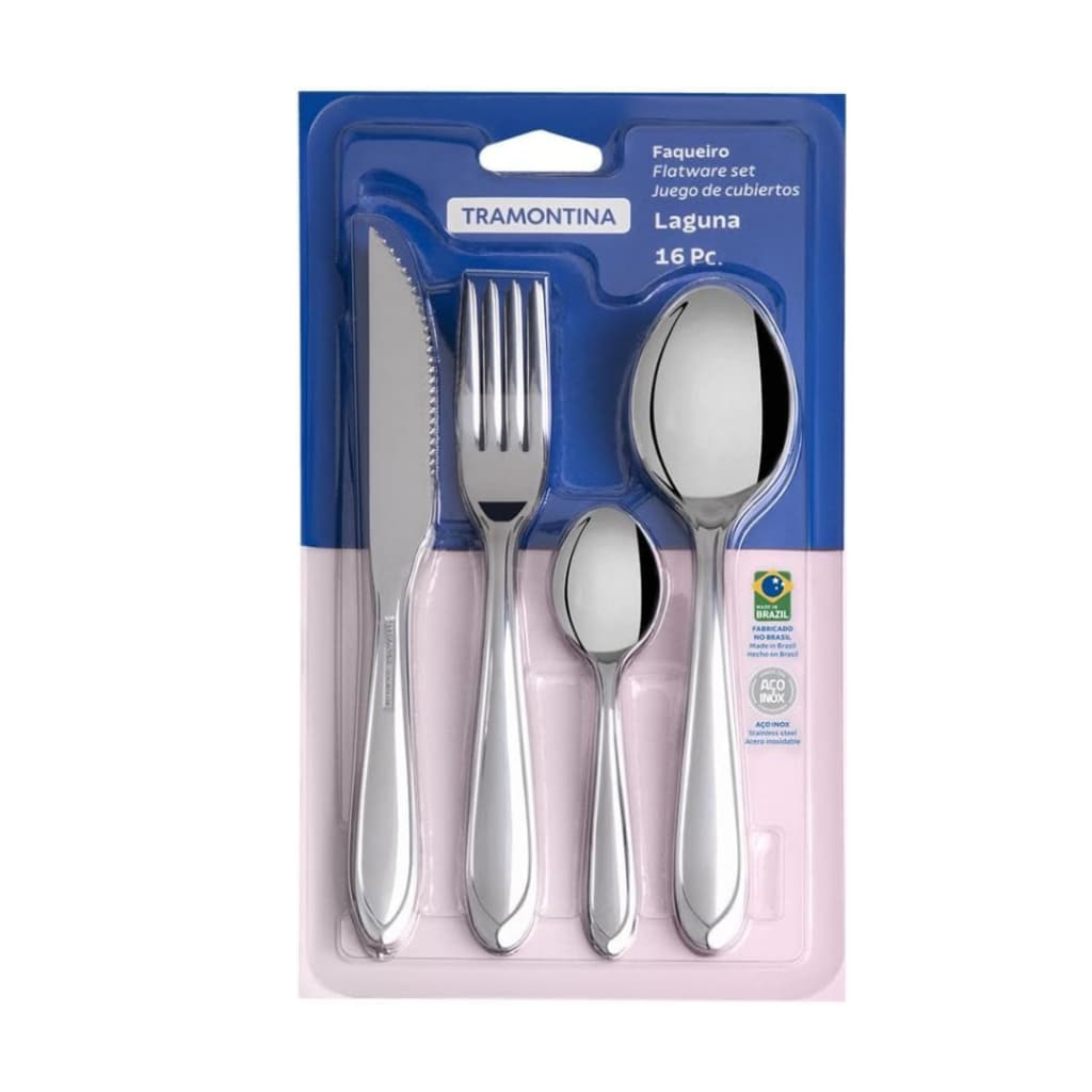 Faqueiro Tramontina Inox 16 Peças Laguna - 66906420