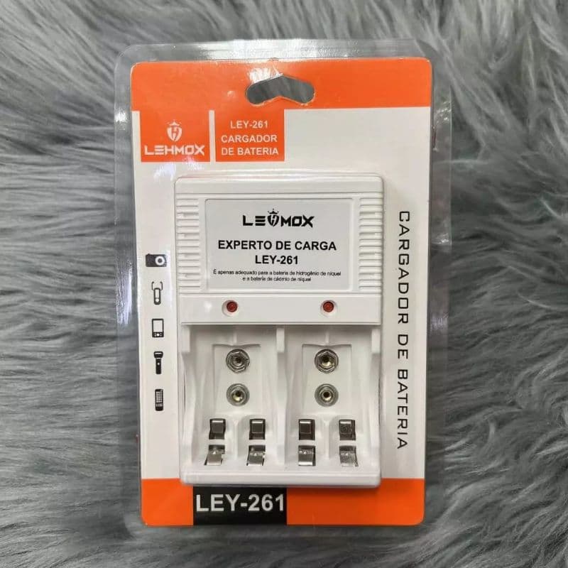 Carregador De Pilha Modelos Aa Aaa Bateria 9V 110v / 220v