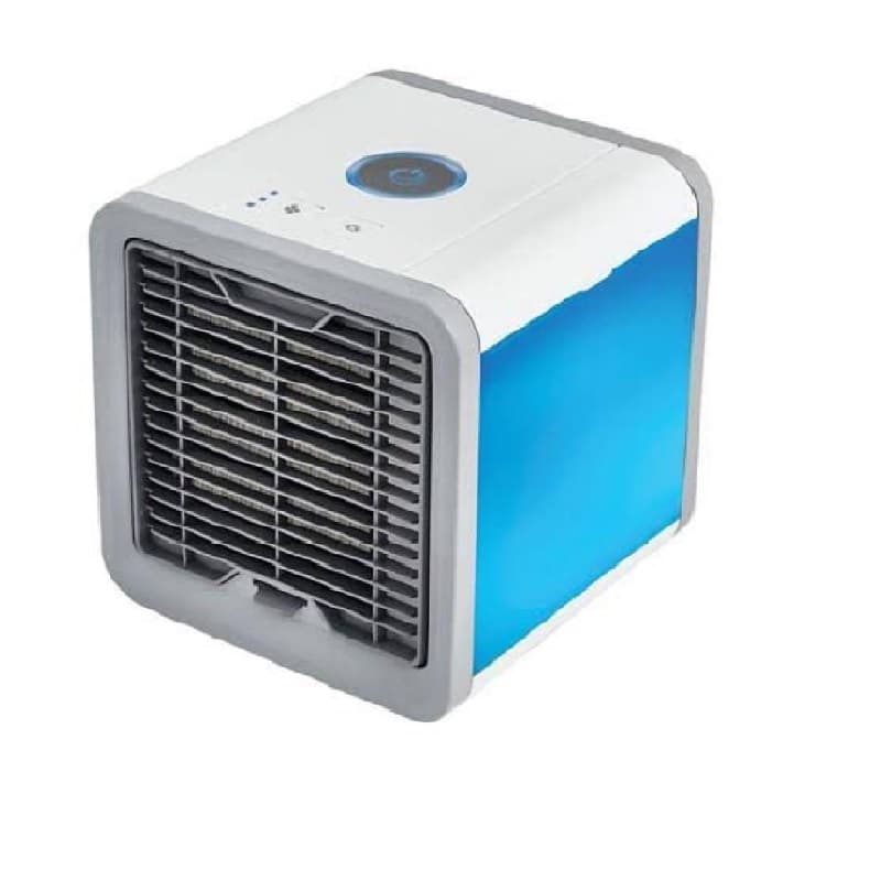 MINI AR CONDICIONADO VENTILADOR PORTÁTIL COM LÂMPADA COLORIDA USB