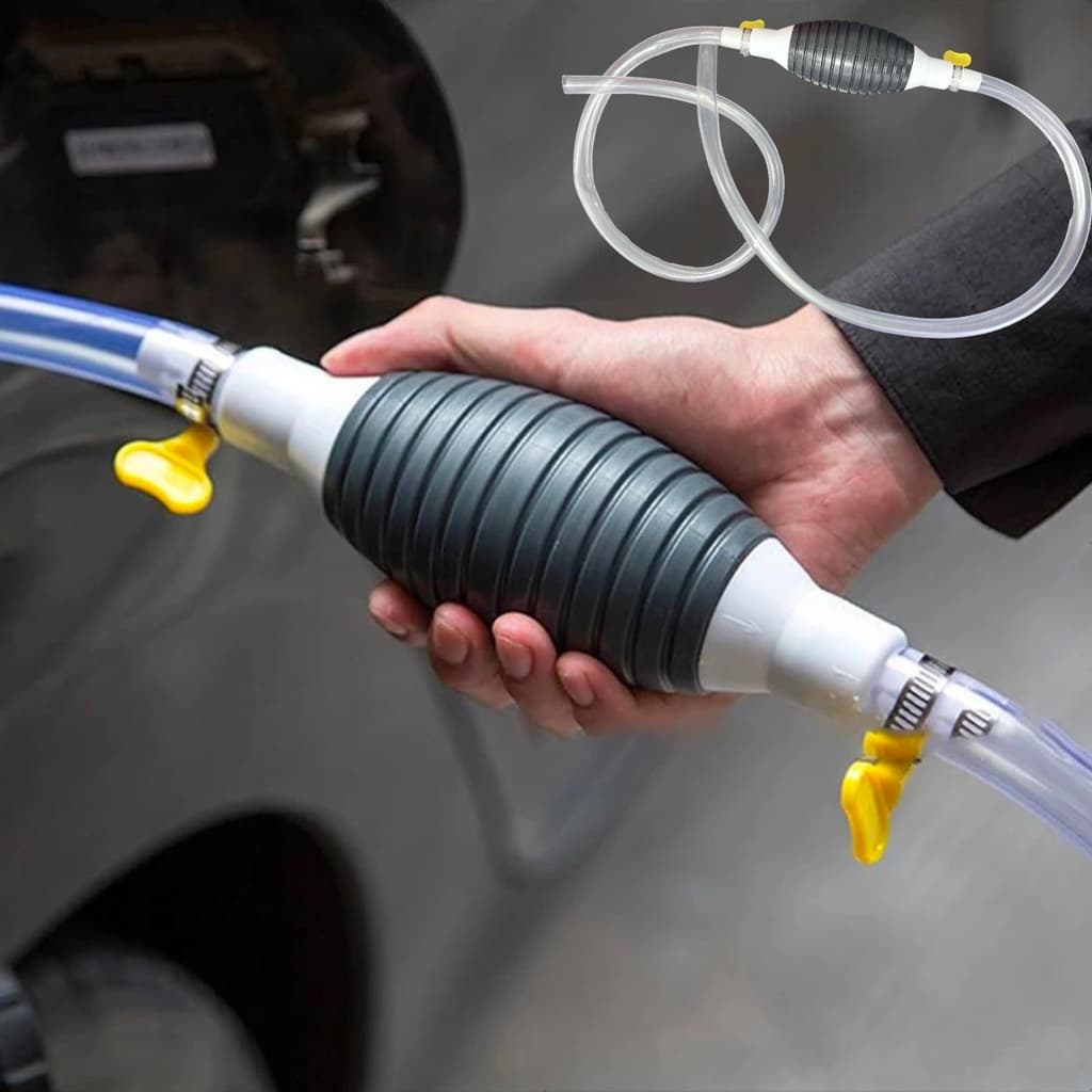Bomba Sucção Manual Transferência Água Etanol Óleo Gasolina Bomba De Combustível