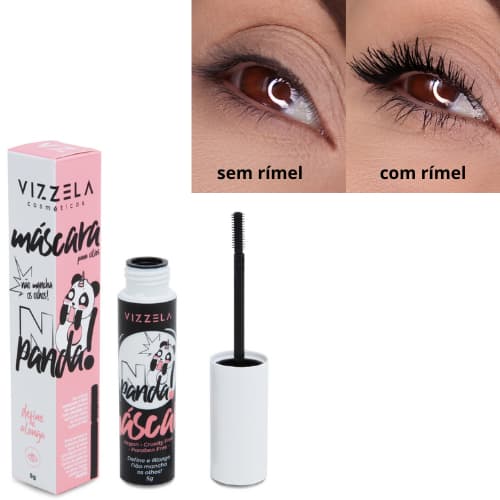 Máscara de Cílios No Panda Vizzela Define e Alonga