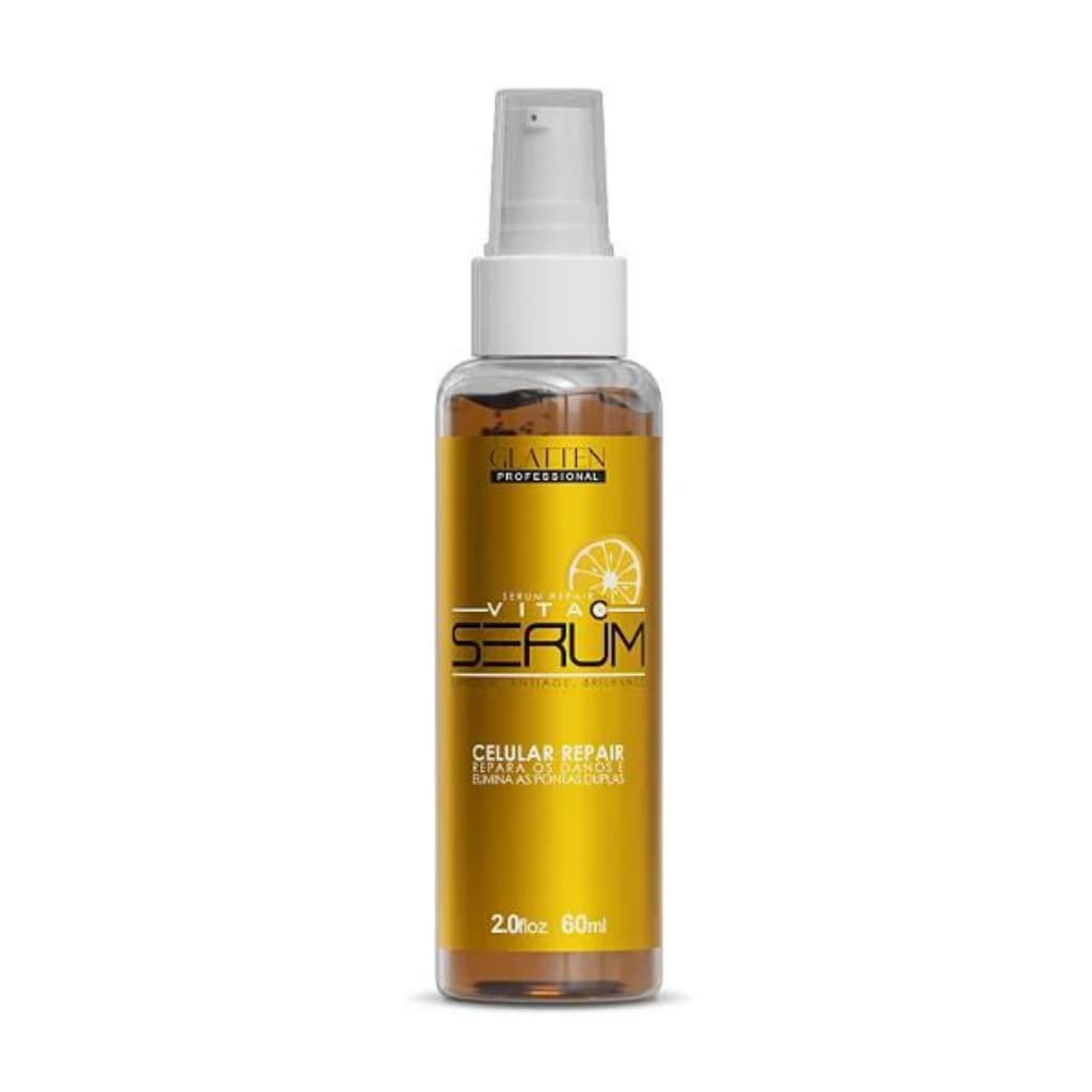 Serum VItamina C GLatten Reparador de pontas finalizador com anti envelhecimento do fio