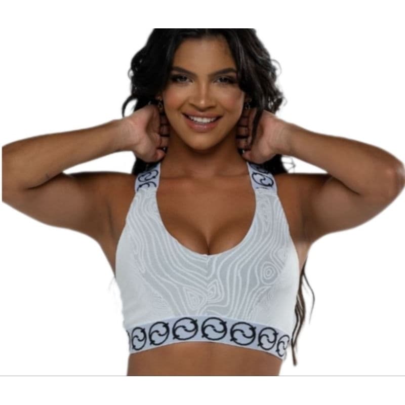 Top fitness, atividades físicas, top com bojo, costas com elástico, boa sustentação