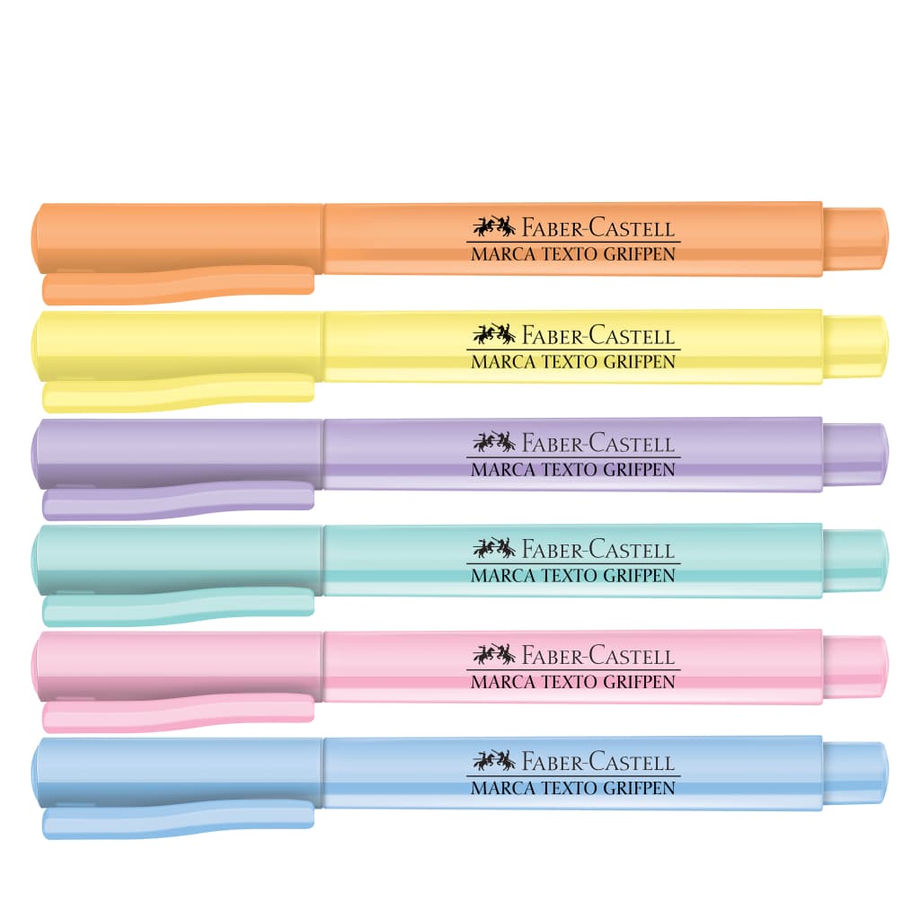 MARCA TEXTO GRIFPEN FABER CASTEL TONS PASTEL