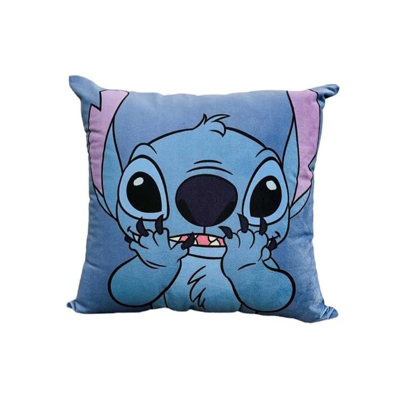 Capa de almofada desenho Stitch presentes decoração tecido oxford 45 x 45 com ziper