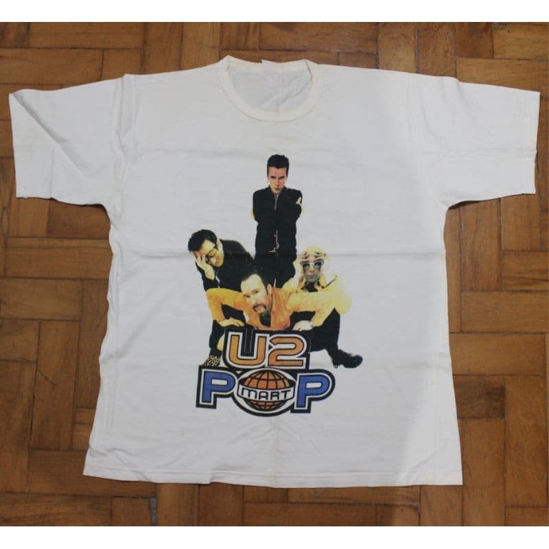 Camisa U2 PopMart Tour no Brasil em 1998 - RARIDADE/ VINTAGE