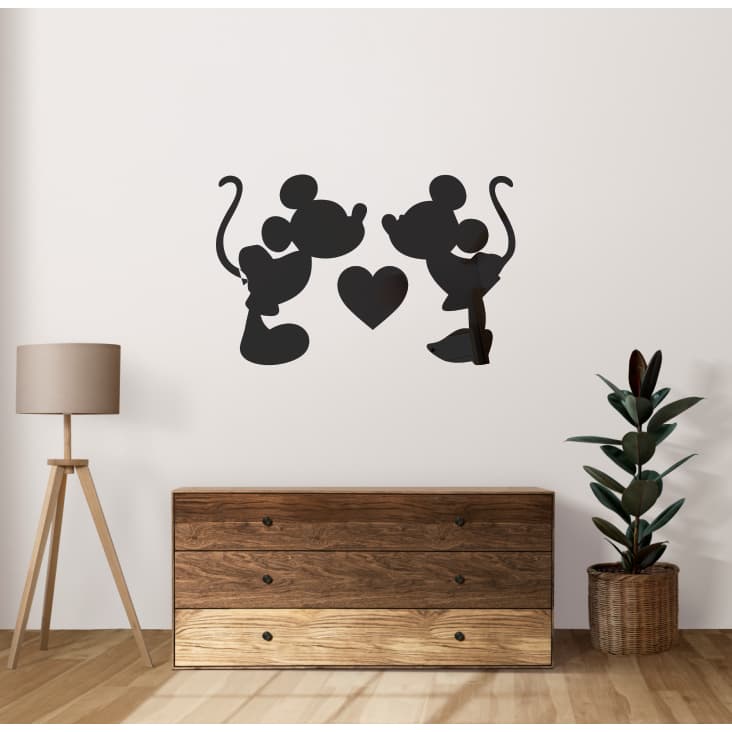 Espelho Decorativo Mickey Minnie Em Acrílico Enfeite