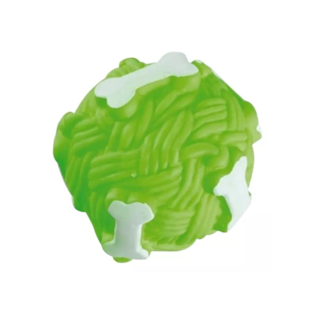 Brinquedo para Cachorros Bola HM Osso Vinil Verde para Cachorros Unidade