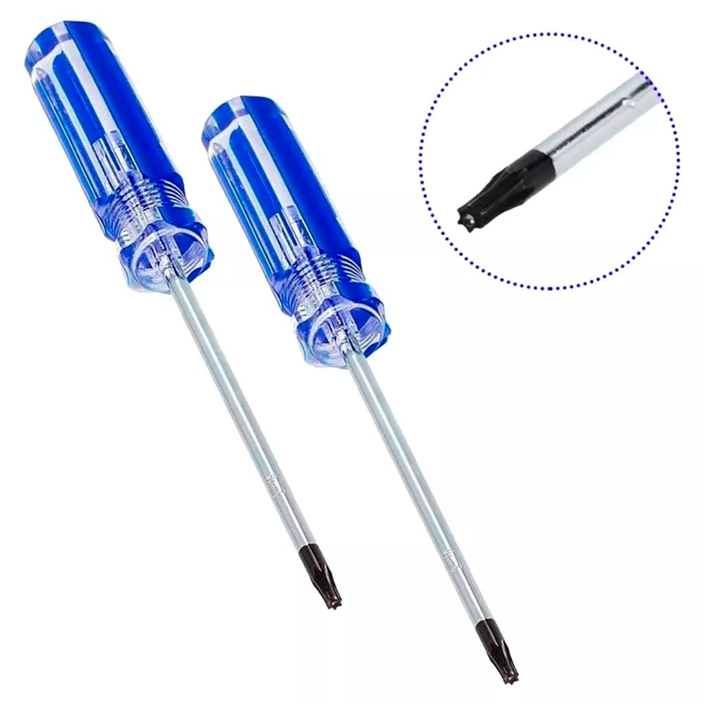 2 Chave Torx T8 Com Furo Compatível Ps3 Ps4 Xbox 360 Ps3 Ps4 Para Abrir Video Game E Controles Ponta