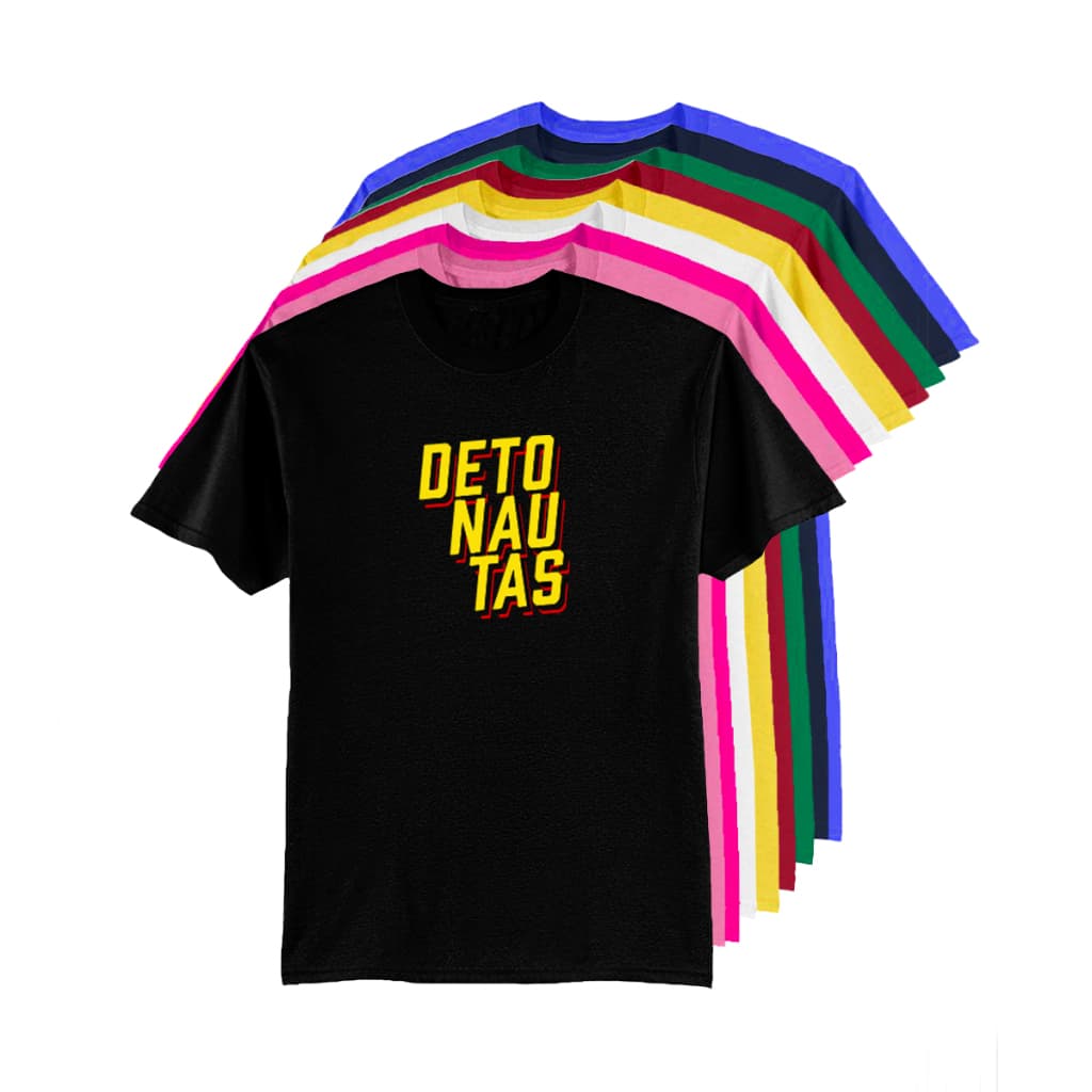 Camiseta Camisa Masculina Feminina de Algodão Banda Detonautas md1