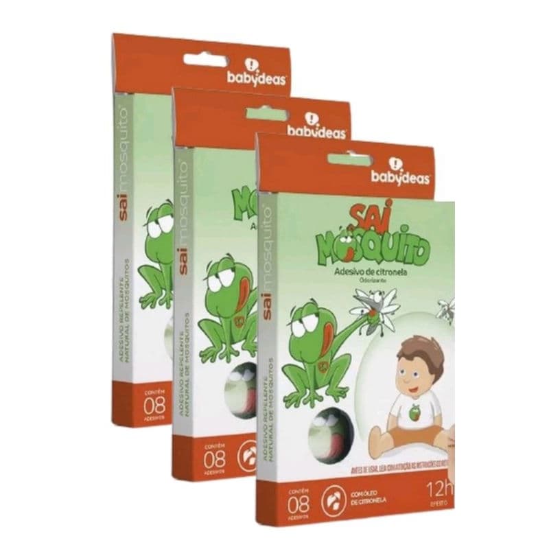 kit 3 Sai Mosquito Babydeas Amo Protect