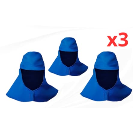 Kit 3 Touca Helanca Tipo Árabe Com Velcro
